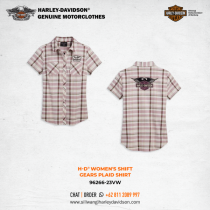 Harley-Davidson® Women's Shift Gears Plaid Shirt