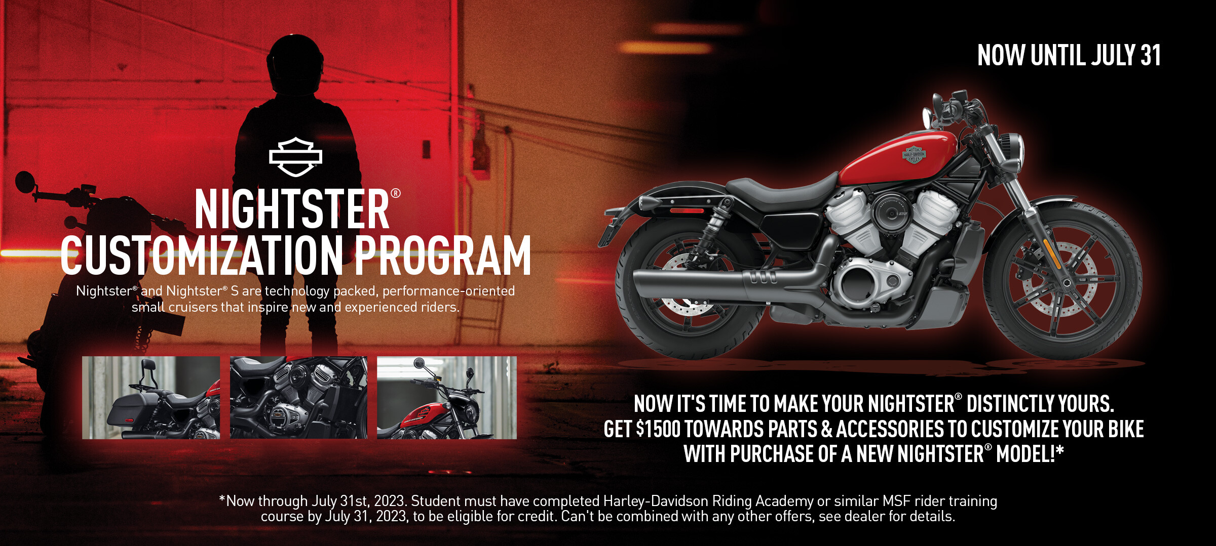 Nightster Customization Program! 