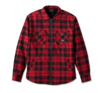MEN'S FLYING EAGLE ZIP-UP FLANNEL