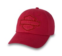 WOMEN'S BAR & SHIELD EMBELLISHED BASEBALL CAP