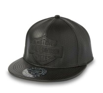 MEN'S BAR & SHIELD PREMIUM LEATHER BASEBALL CAP