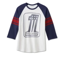 【MEN'S ナンバーワン3/4ラグランTシャツ】　
