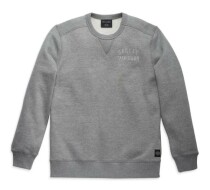 SWEATSHIRT-KNIT,GREY HEATHER
