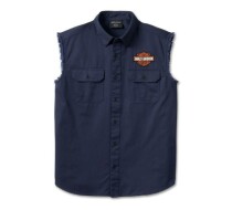 SHIRT-WOVEN,BLUE