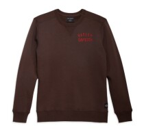 SWEATSHIRT-KNIT,BROWN