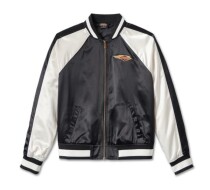 JACKET-120TH,BOMBER,WOVEN,BLACK CLRBLK