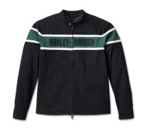 JACKET-WOVEN,BLACK COLORBLOCK