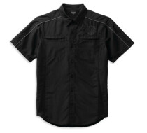 SHIRT-WOVEN,BLACK