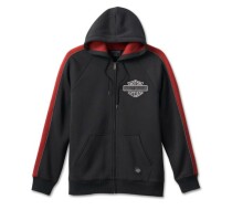HOODIE-KNIT,BLACK