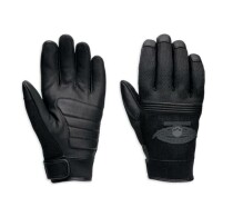 GLOVE-F/F,WINGED SKULL,BLK