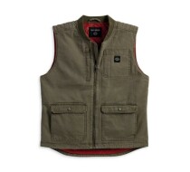 VEST-WOVEN,GREEN