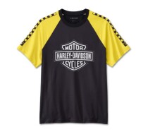 MEN'S BAR & SHIELD RAGLAN SHORT SLEEVE TEE