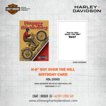 Harley-Davidson® Note Over the Hill - Birthday Card