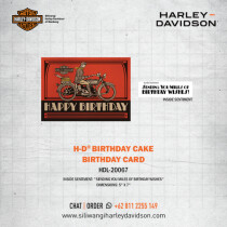 Harley-Davidson® Birthday Cake - Birthday Card