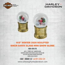 Harley-Davidson® W20 - 2020 Biker Santa Mini Snowglobe