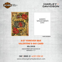 Harley-Davidson® Forever B&S Valentines Day Card