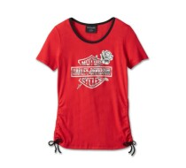 WOMEN'S ILLUMINATE BAR & SHIELD TEE