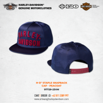 Harley-Davidson® Staple Snapback Cap - Peacoat`