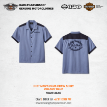 Harley-Davidson® SHIRT-WOVEN,BLUE,SFC