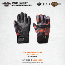 Harley-Davidson® Men's Centerline Mixed Media Gloves