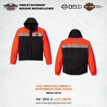Harley-Davidson® Men's Full Speed II Waterproof Rain Jacket