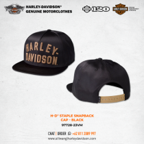 Harley-Davidson® Staple Snapback Cap - Black