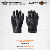 Harley-Davidson® Men's Metropolitan Leather Gloves