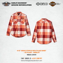 Harley-Davidson® SHIRT-WOVEN,RED PLAID