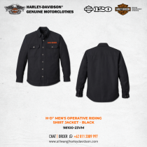 Harley-Davidson® Men's Operative Riding Shirt Jacket - Black