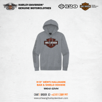 Harley-Davidson® Men's Hallmark Bar & Shield Hoodie