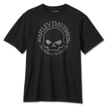 メンズ・ウィリーGスカル半袖Tシャツ・ブラック