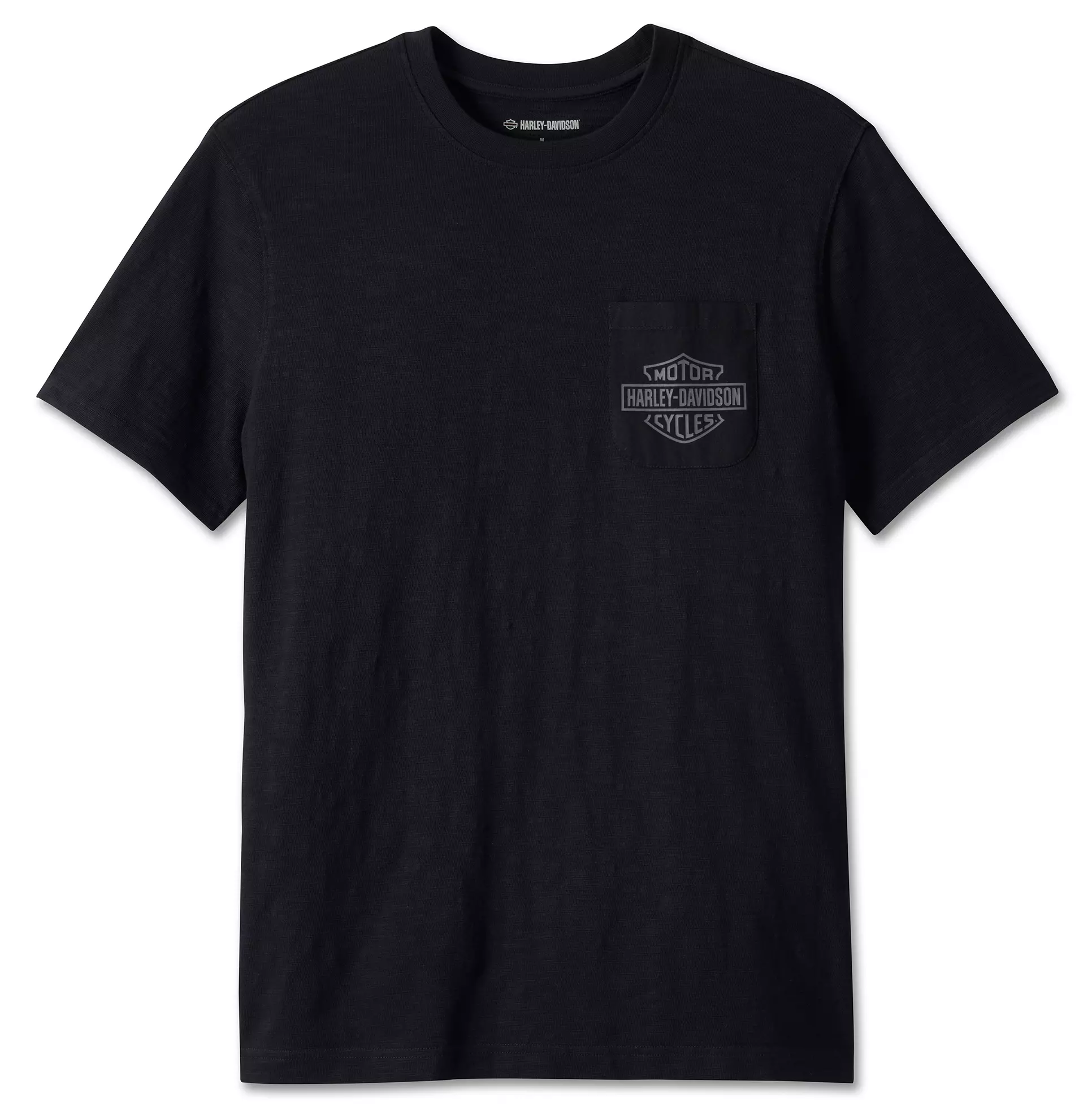 メンズ・３D バー＆シールド・ポケットTシャツ