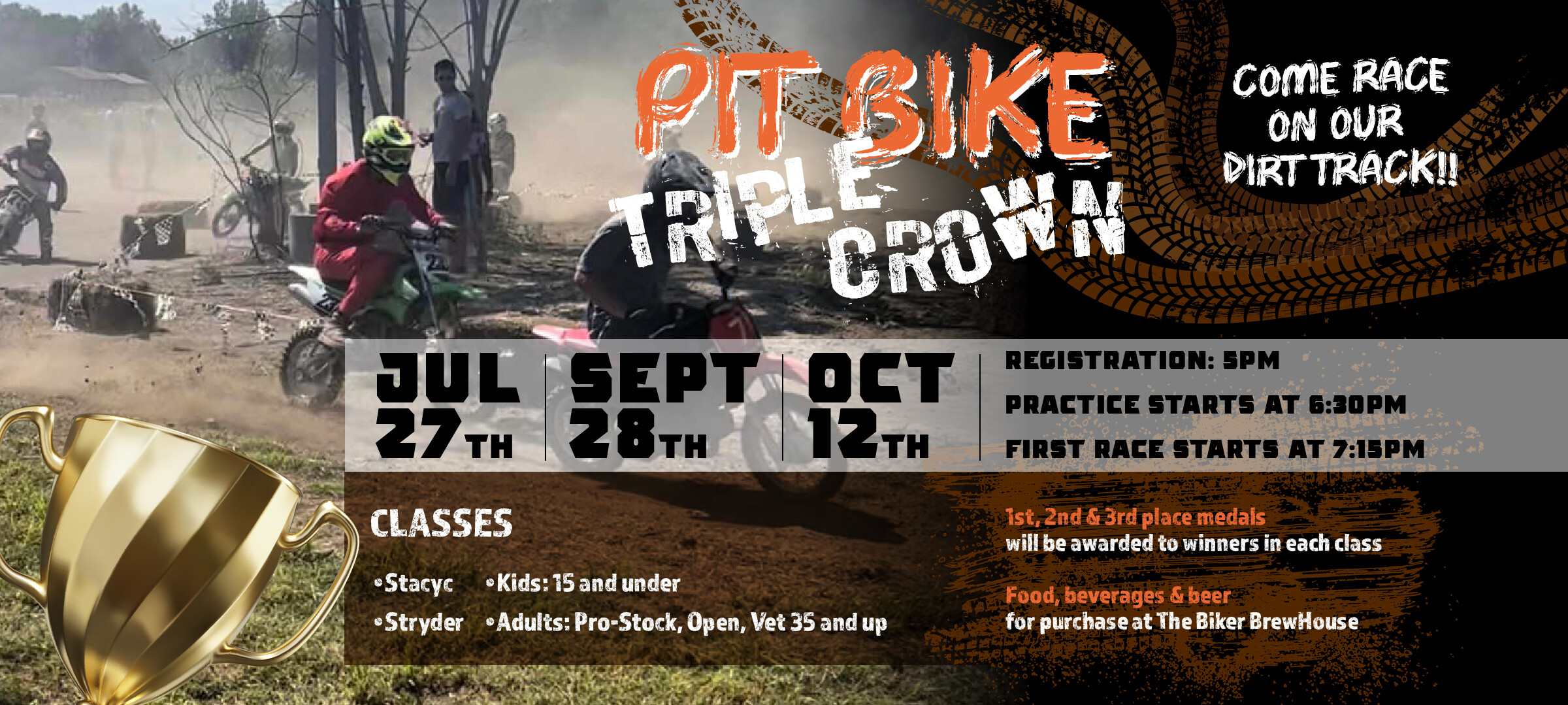 Pit Bike Triple Crown