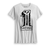 レディース スケッチ#1スカルTシャツ