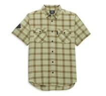 Embriodered Graphic Plaid Shirt