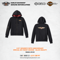 Harley-Davidson® Women's 120th Anniversary Special Zip Front Hoodie