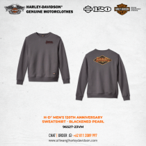 Harley-Davidson® Men's 120th Anniversary Sweatshirt - Blackened Pearl