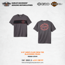 Harley-Davidson® Men's Club Crew Tee - Blackened Pearl