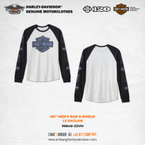Harley-Davidson® Men's Bar & Shield LS Raglan