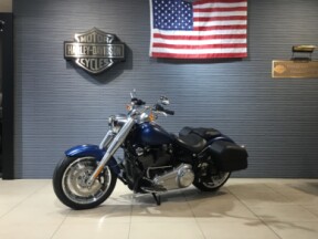 2018 Harley-Davidson<sup>®</sup> 115th Anniversary Fat Boy<sup>®</sup> 114 Legend Blue Denim thumb 1