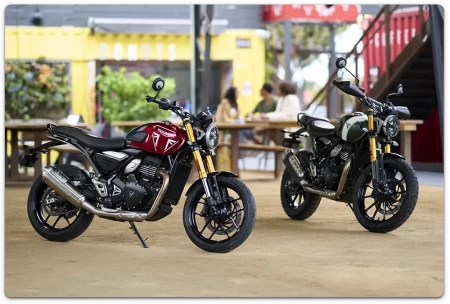 THE NEW SPEED 400 AND SCRAMBLER 400 X — TWO ALL-NEW TRIUMPH MODERN CLASSICS