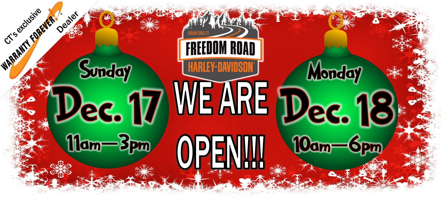 12 Days of Christmas* Freedom Road HarleyDavidson CT's Warranty Forever! Dealer