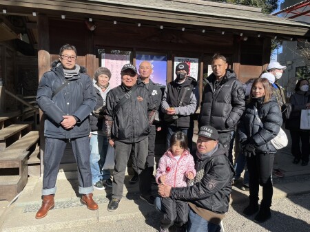 【チャプター活動】1/7（日）みんなで「パワースポット」田無神社に初詣行って来ました！