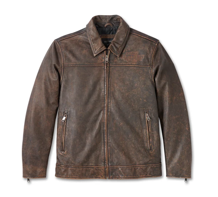 JACKET-LEATHER,BROWN,SFC