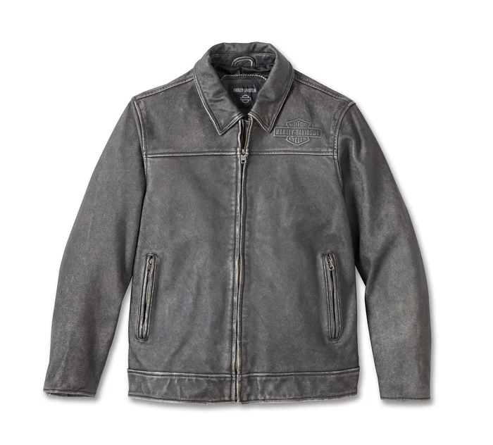 JACKET-LEATHER,BLACK,SFC | Harley-Davidson® 三鷹