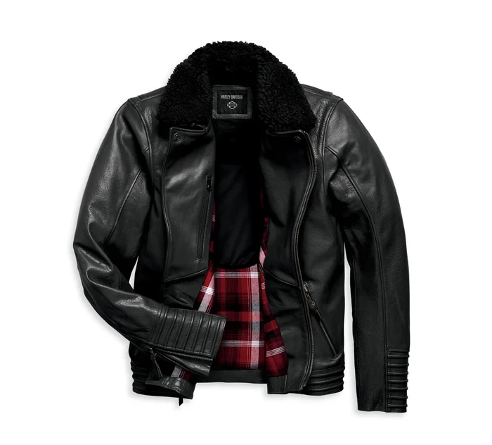 JACKET-MAVERICK,LEATHER,BLACK | Harley-Davidson® 三鷹