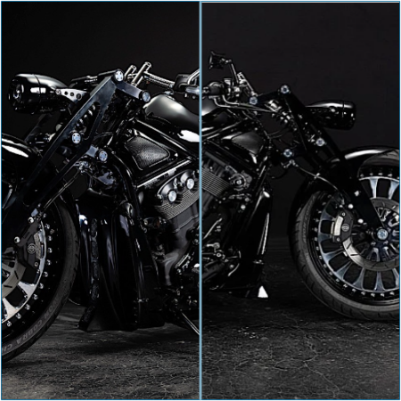 The Harley-Davidson Amazona offers an ideal riding experience for the fierce Wonder Woman warrior.