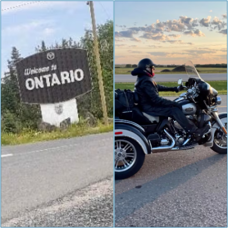 After 70 years since his first Harley ride, this octogenarian rode one from Alberta to London, Ont.