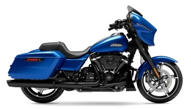2024 Harley-Davidson<sup>®</sup> Street Glide® Blue Burst - Black Finish