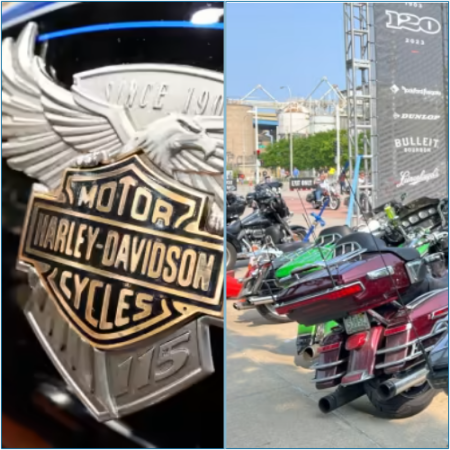 Supporters demonstrate that Harley-Davidson still has fuel left in the tank.